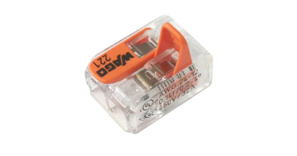 WAGO 221-412 Svorka COMPACT 2x4 s páčkou, bezšroubová - Rychle mizí