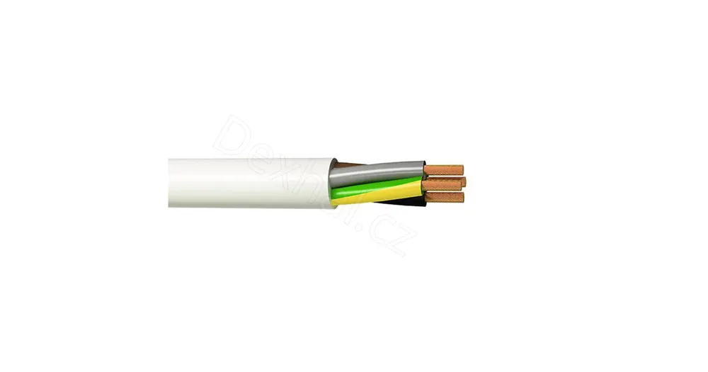 Kabel H05VV-F, CYSY, 2x1,5 mm2, ohebný, bílý, balení 100m - Výborné hodnocení