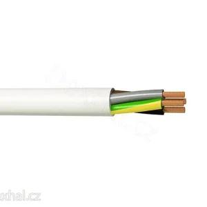 Kabel H05VV-F, CYSY, 4x4 mm2, ohebný, bílý, balení 100m | Zbývá pár kusů