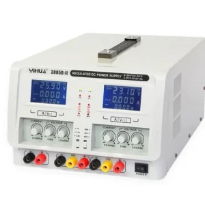 Laboratorní zdroj YIHUA YH3005D-II, 3 kanály – 2x30V/5A+5V/3A, linární, se zobrazením výkonu - Skvělá cena