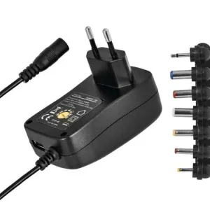 Poslední dny | Univerzální spínaný napájecí adaptér, nastavitelný 3-12V/1,5A s USB a hřebínkem
