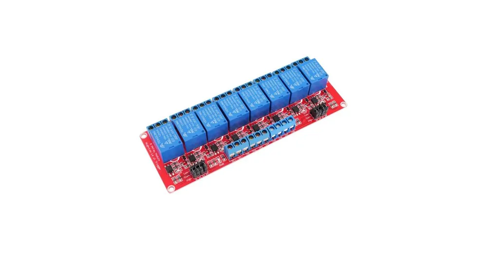 Nejprodávanější - 8 kanálové 24V Relé 10A Arduino raspberry / relátko high/low level trigger