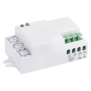 Skvělé hodnocení | Mikrovlnné pohybové čidlo G1210, 360°, 230V AC, IP20, 1200W, bílý