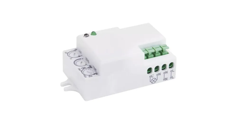 Skvělé hodnocení | Mikrovlnné pohybové čidlo G1210, 360°, 230V AC, IP20, 1200W, bílý