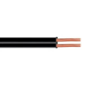 Kabel NKT V03VH-HS dvoulinka CYH, 2x0,75 mm2, ohebný, černý | Poslední kus