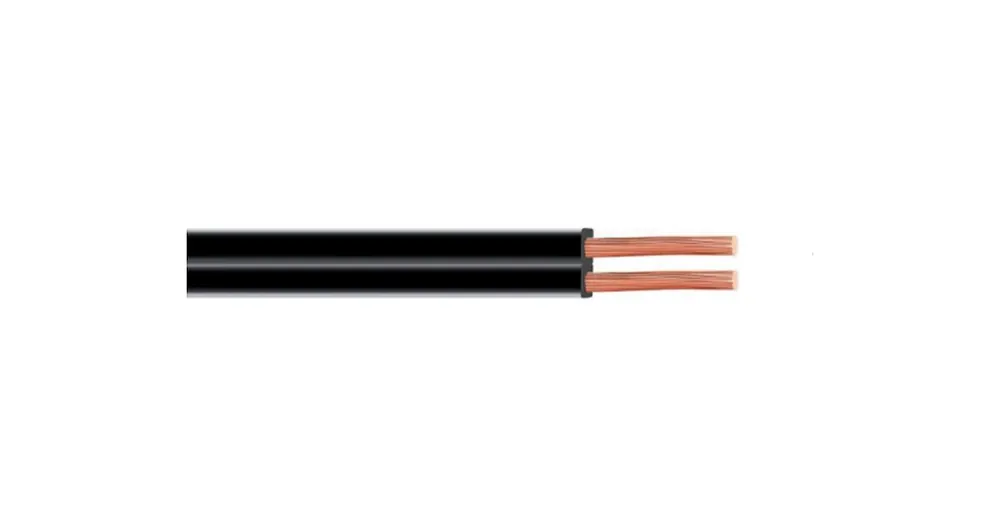Kabel NKT V03VH-HS dvoulinka CYH, 2x0,75 mm2, ohebný, černý | Poslední kus