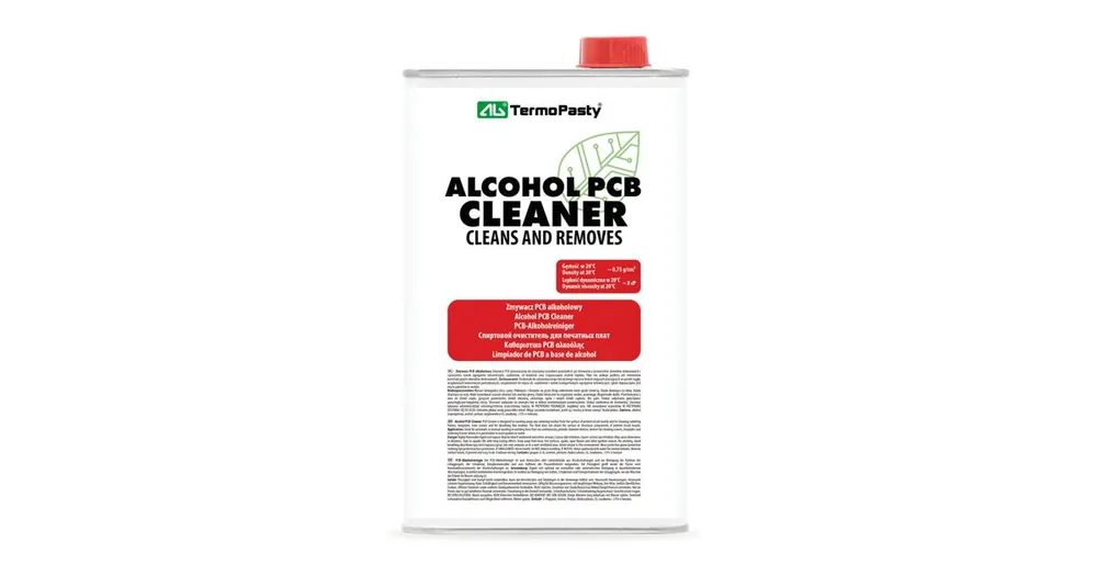 AG TermoPasty Alcohol PCB cleaner, čistič plošných spojů (DPS/PCB), více variant - Výhodná koupě