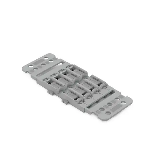 Zvýhodněná cena - WAGO 221-2504 Upevňovací adaptér s odlehčením tahu 4x pro svorku inline s páčkou 221-2411