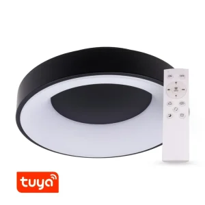 Výhodná koupě | SMART Tuya LED svítidlo ZULU 60W CCT kulaté černé