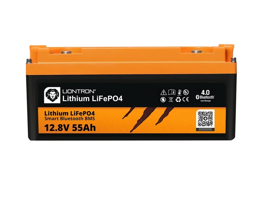 Rychlá expedice - LIONTRON LiFePO4 12,8V 55Ah LX smart BMS s Bluetooth - Marine IP67 LISMART1255LX-M