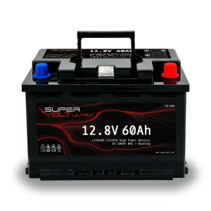 SuperVolt 60Ah 12,8V Ultra Supervolt Ultra – 12,8V 60Ah – LifePO4 s Bluetooth a vyhříváním - Populární
