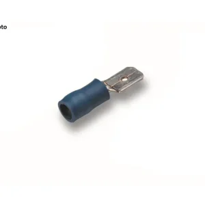 Vysoká kvalita | Izolovaný konektor Cu 1,5-2,5/4,8x0,8 mm, modrý (100 ks)