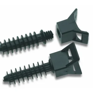 Bezpečný nákup - Příchytka vázací pásky černá 10 x 13 mm (100 ks)