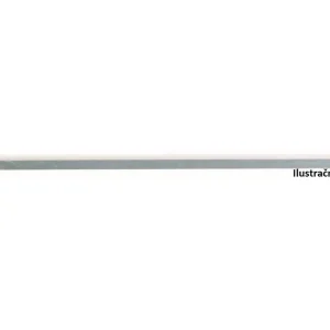 Čerstvá novinka - Ocelová páska stříbrná 290 x 4,6 mm (100 ks)