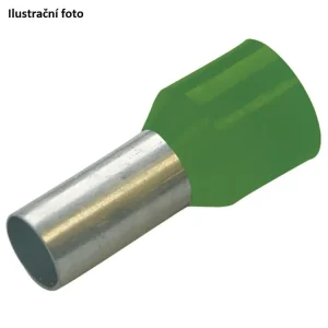 Izolovaná dutinka Cu 6/12 mm, zelená (100 ks) - Nabídka dne