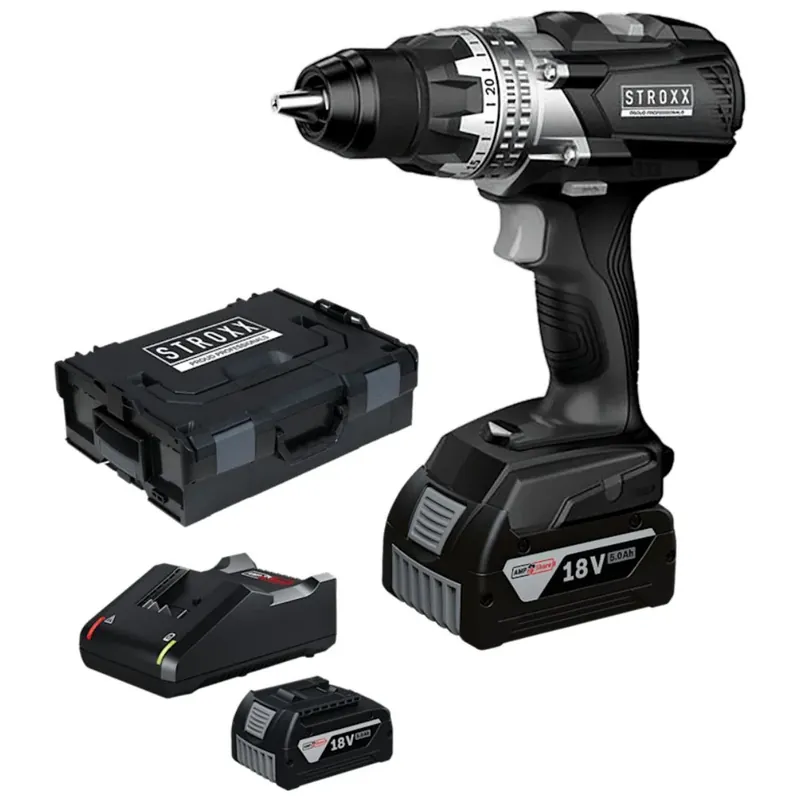 Aku vrtačka STROXX SDX 18 V FORCE + 2× 5,0 Ah akumulátor + nabíječka + L-BOXX | Nově v sortimentu