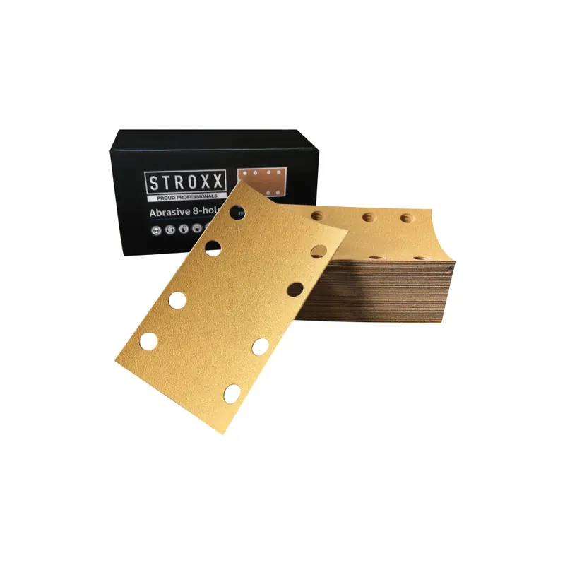Brusné papíry STROXX s otvory, 81 x 133 mm, 50/100 ks /bal - Velmi žádaný produkt