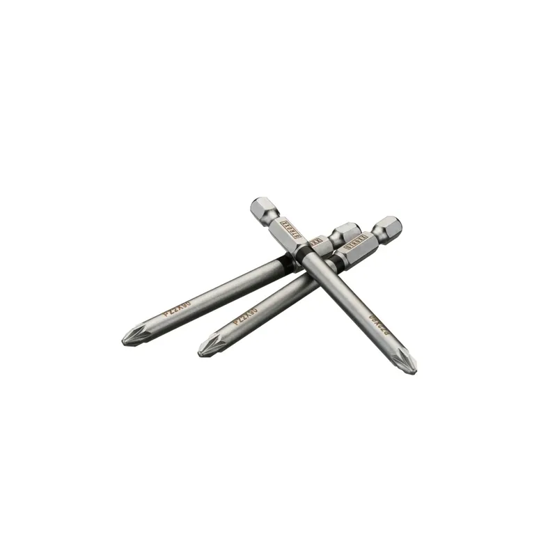 Časově omezená nabídka - Sada bitů PZ2 1/4" 90mm - 3 ks