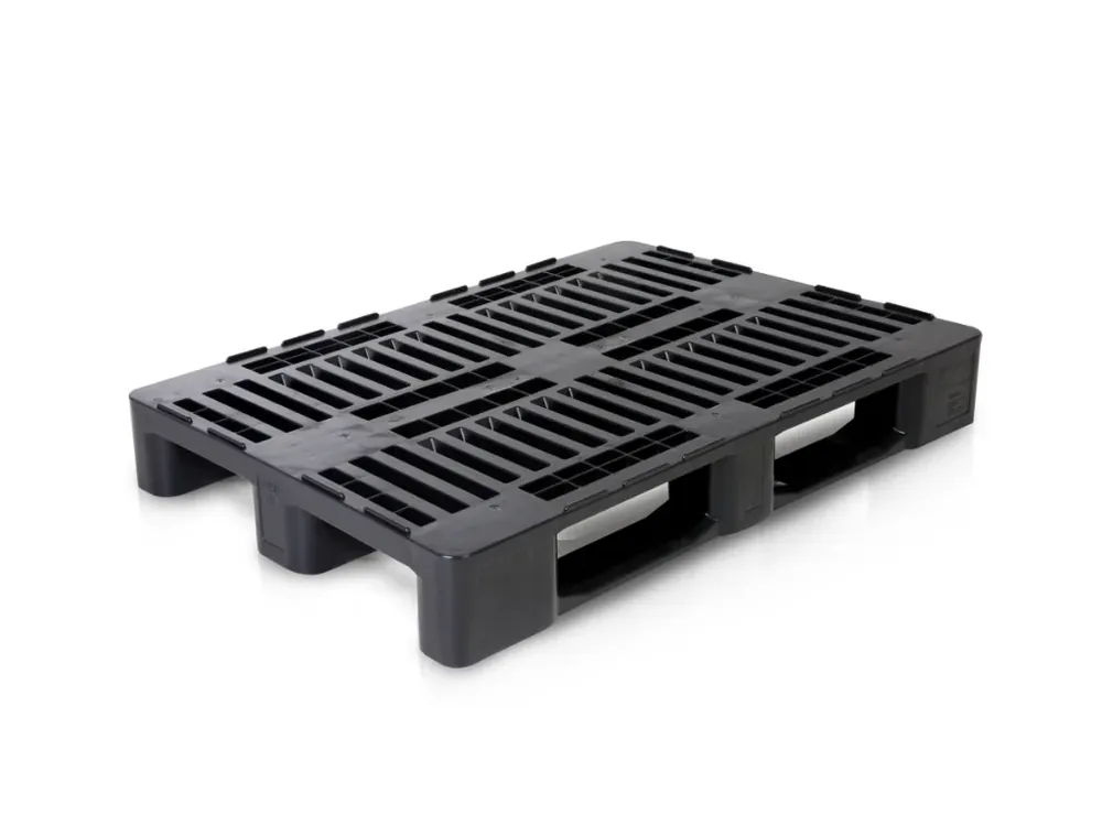 Ušetřete - Plastová paleta recyklát HDPE H1 RG, 120 x 80 x 16,2 cm