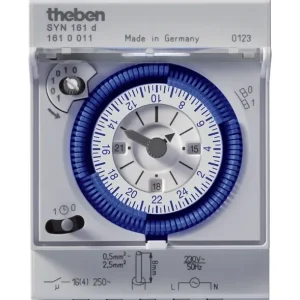 Ihned k objednání | THEBEN 1610011 Analogové spínací hodiny SYN 161 d