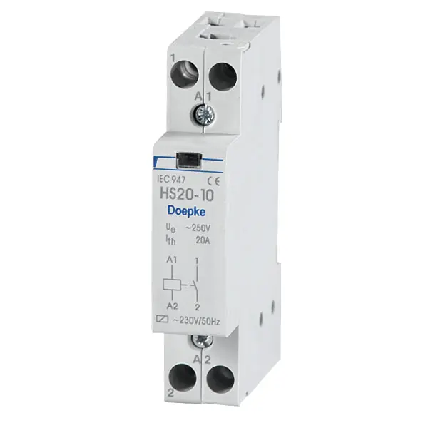 DOEPKE 09980404 Instalační stykač HS 1-230AC/20-11, 20 A, 230 V AC, kontakty 1x spínací, 1x rozpínací | Výhodná nabídka