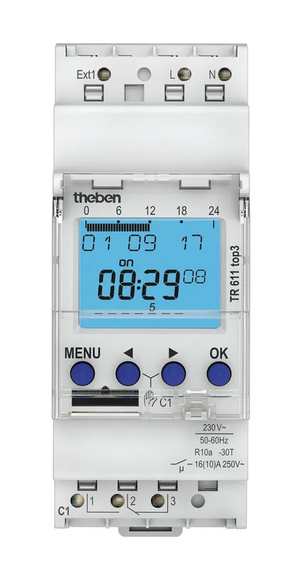 Outlet | THEBEN 6110130 Digitální spínací hodiny TR 611 top3