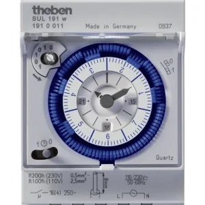 Poslední dny | THEBEN 1910011 Analogové spínací hodiny SUL 191 w