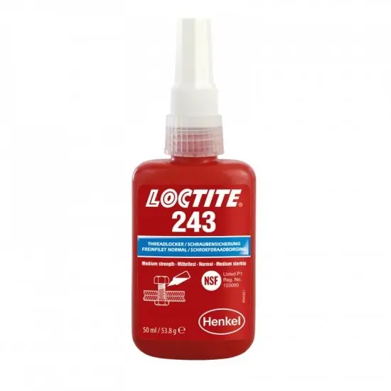 Loctite 243 50 ml zajištění šroubů střední pevnost - Nízká cena