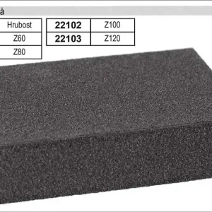 Sleva | Houba brusná rozměr 100x70x25mm hrubost 120