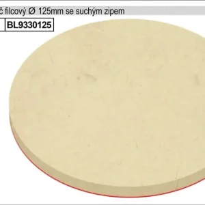 Leštící kotouč filcový 125mm tloušťka 6mm se suchým | Cena od výrobce
