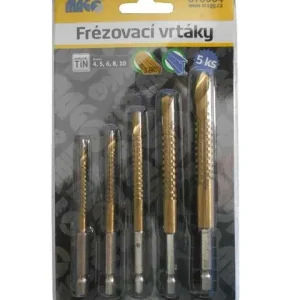 Vrtáky frézovací sada 4-10mm Magg 070004 se šestihrannou stopkou HEX 1/4" | Nyní k dispozici