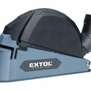 EXTOL PREMIUM kryt/adaptér odsávací pro řezání úhlovou bruskou, O115/125mm - Omezené zásoby