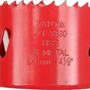 Lze objednat | Pilový vrták do kovu korunkový bimetalový vyřezávací 46mm YATO