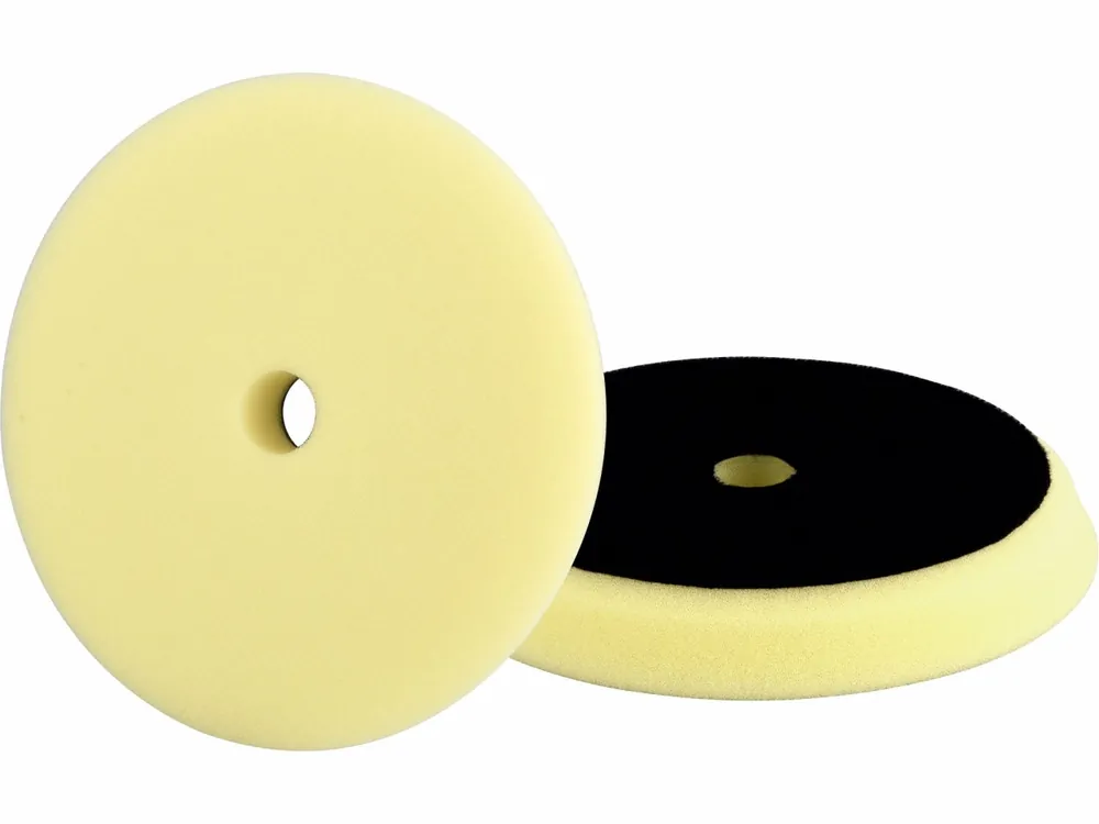 EXTOL PREMIUM kotouč leštící pěnový, orbitální, T80, žlutý, d150x25mm, suchý zip d125mm - Premium