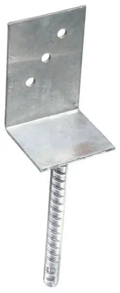 Ušetřete - Patka sloupku L 70x75x110mm tl.4mm trn 18x200mm ZN