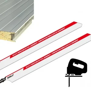 Snížená cena - Listy pro přímočarou pilu, BiM, úchyt EU, 250x215mm, na sendvičové panely, 2ks
