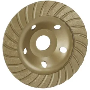 Kotouč diamantový brusný turbo 125mm se středovým otvorem 22,2mm pro úhlovou brusku | Nyní k dispozici