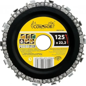 Právě přidáno - CONDOR Řetězový kotouč na dřevo 125mm