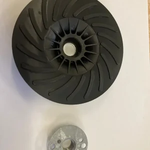 Zlevněno - Nosič brusných fíbrových výseků 125mm pro úhlové brusky, chladící drážky, měkký