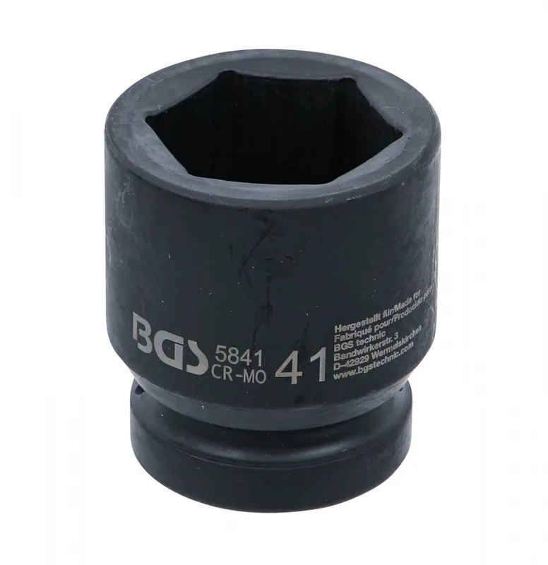 Špičkový produkt - Gola ořech šestihran 1" kovaný 41mm, BGS