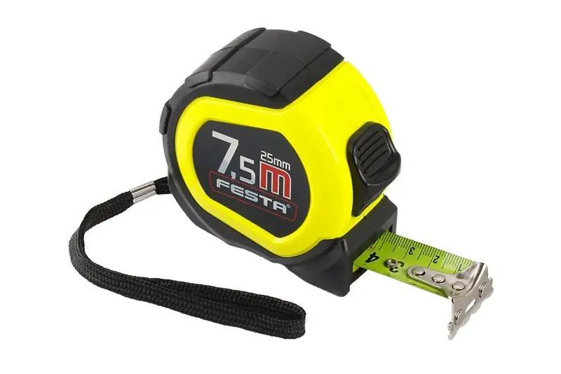 Nově k dispozici - FESTA Metr svinovací 7,5m, šířka 25mm, s magnetem