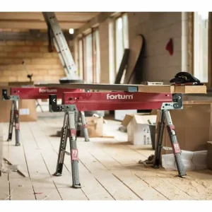 Kvalitní produkt | FORTUM Koza stavební skládací podstavec, nosnost 590kg - 1ks
