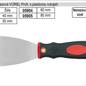 Špachtle nerezová Profi 40mm - Přímo z továrny