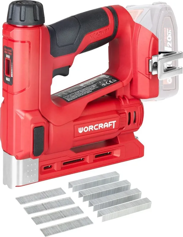 WORCRAFT CNS-S20LiC Aku sponkovačka 20V, bez baterie | Do košíku