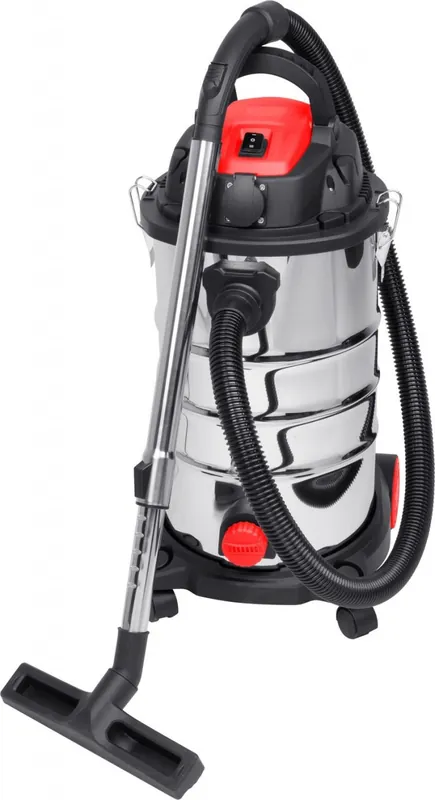 Ušetřete | STREND PRO MWD206S Průmyslový dílenský vysavač 1200W, 30l, oklep filtru