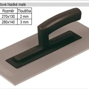 Hladítko plastové hladké 280x140mm, síla 3mm | Objednejte dnes