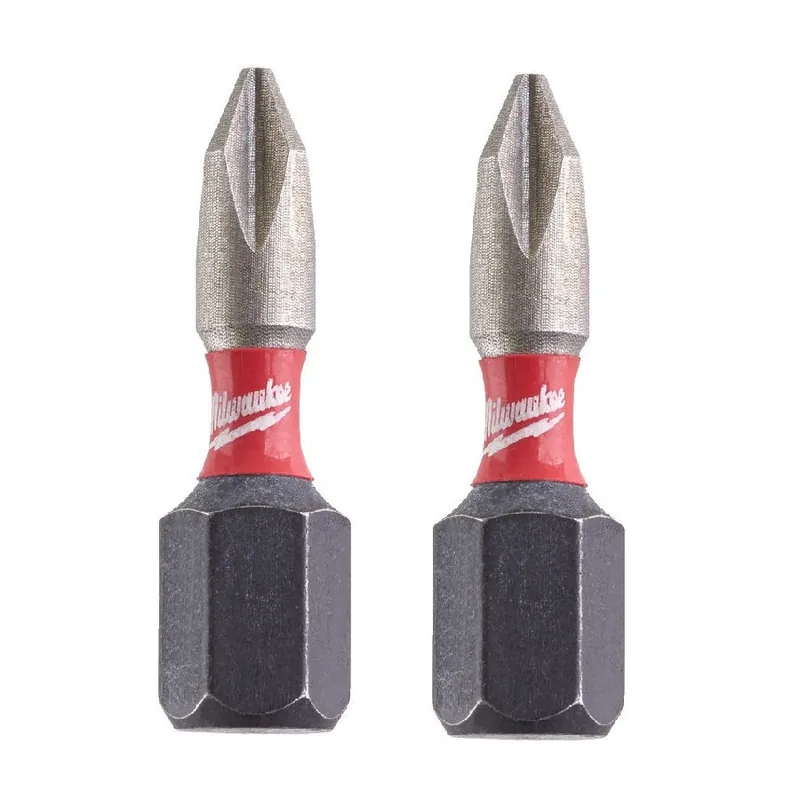 MILWAUKEE Shockwave bit křížový PH1x25mm 1/4 Impact Duty - 2ks | Nenechte si ujít nabídku