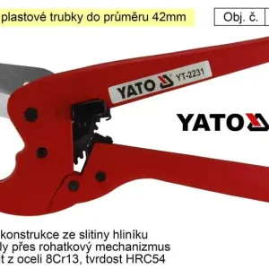 Nůžky na plastové trubky do průměru 42mm Yato - Právě dorazilo