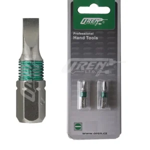 OREN bit SL6 plochý 6mm x 25mm 1/4", sada 2ks | Do košíku