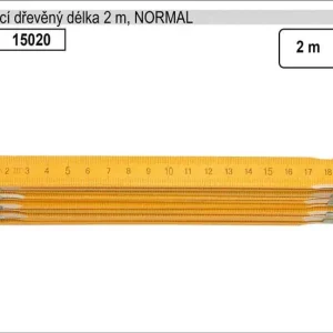 Slevy - Metr skládací dřevěný Normal 2m